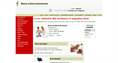 Desktop Screenshot of music-on-line-instruments.nl